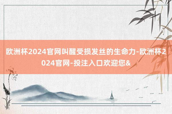 欧洲杯2024官网叫醒受损发丝的生命力-欧洲杯2024官网-投注入口欢迎您&