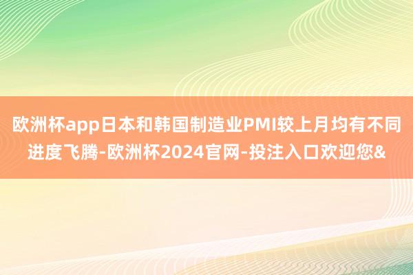 欧洲杯app日本和韩国制造业PMI较上月均有不同进度飞腾-欧洲杯2024官网-投注入口欢迎您&